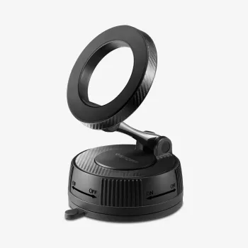 Support de voiture magnétique MagSafe pour tableau de bord SPIGEN MFT36 VacuumLock, noir