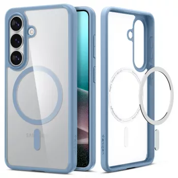 Spigen Ultra Hybrid Mag MagSafe Coque Galaxy S26 bleu clair