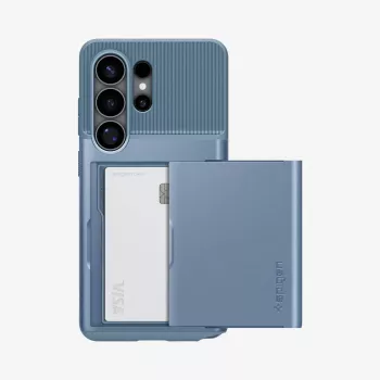 SPIGEN Slim Armor CS Galaxy S26 Ultra bleu clair