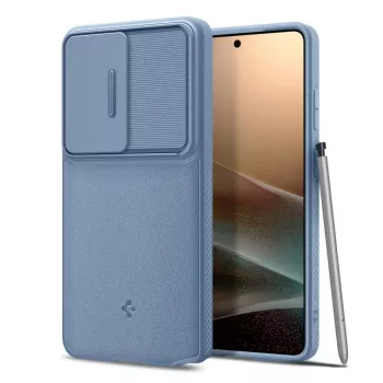 Spigen Optik Armor Galaxy S26 Ultra bleu clair