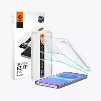 Protection d'écran en verre trempé Spigen Glas.tR EZ Fit Pro lot de 2 pour Samsung Galaxy A57 5G transparente