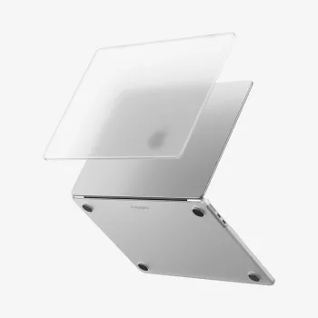Coque Spigen AirSkin pour MacBook Air 13 M2-M5 2023-2026 Frost Clear