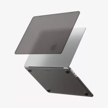 Coque Spigen AirSkin pour MacBook Air 13 M2-M5 2023-2026 Frost Black