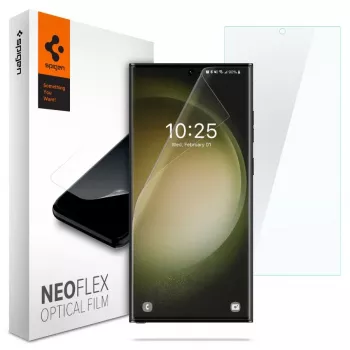 Protection d'écran Spigen Neo Flex pour Samsung Galaxy S23 Ultra (transparente) - lot de 2