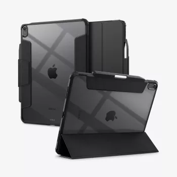 Étui folio Spigen Ultra Hybrid Pro pour iPad Air 13 pouces (2024) - noir