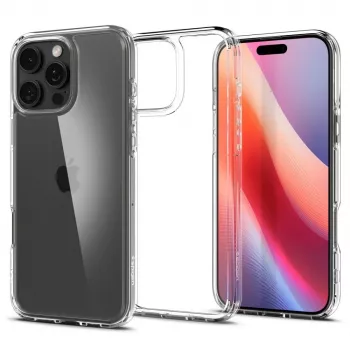 Coque Spigen Ultra Hybrid Crystal Clear pour Apple iPhone 16 Pro, ACS08121