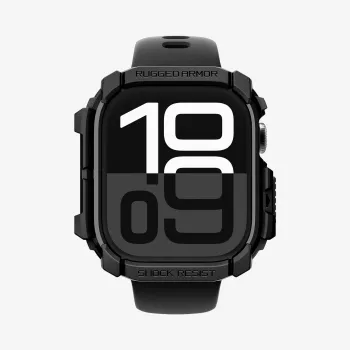 SPIGEN Rugged Armor Apple Watch 10 / 11 (42 mm) noir mat