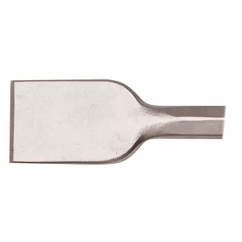 Burin large Makita D-61553 pour marteau démolisseur, queue hexagonale 30 mm, longueur 410 mm, largeur de travail 110 mm