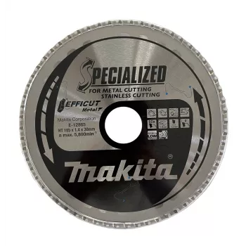 Lame de scie circulaire Makita Specialized EFFICUT pour bois et métal, 185 mm, 60 dents