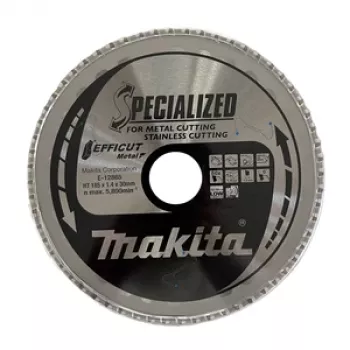 Lame de scie circulaire Makita Specialized EFFICUT pour bois et métal, 185 mm, 60 dents