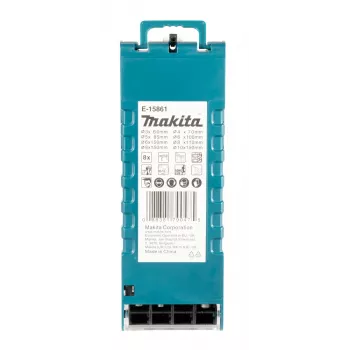 Ensemble de forets à percussion SDS-Plus Makita E-15861 8 pièces à plaquettes carbure de tungstène