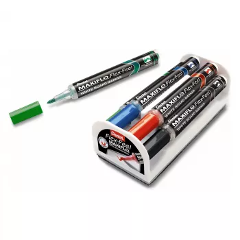 Marqueur pour tableau blanc Pentel Maxiflo Flex-Feel MWL5SBF-CX bleu