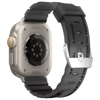 Bracelet SKINARMA Shokku pour Apple Watch 49/46/45/44 mm - Smoke