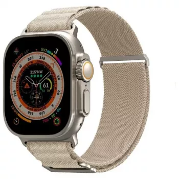 Bracelet Skinarma Kobu pour Apple Watch 49/46/45/44 mm Ivory