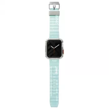 Bracelet Skinarma Shokku pour Apple Watch 45/44/42 mm bleu