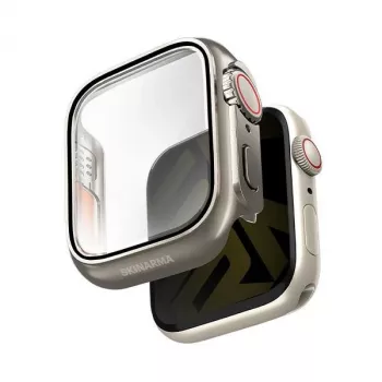 Skinarma Gado Pro coque pour Apple Watch 44 mm, titane