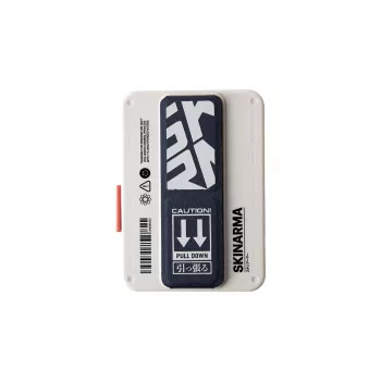 Portefeuille à support magnétique Skinarma Mirage Spunk ivoire