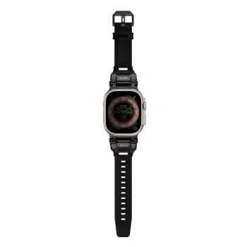 Bracelet Skinarma Titon pour Apple Watch Ultra 49 mm noir