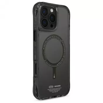 Coque Skinarma Saido pour iPhone 16 Pro 6,3 pouces charge magnétique noire