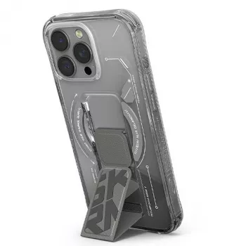 Coque Skinarma Helio pour iPhone 16 Pro 6,3 pouces charge magnétique + support grip titane
