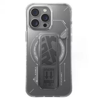 Coque Skinarma Helio pour iPhone 16 Pro 6,3 pouces charge magnétique + support grip titane