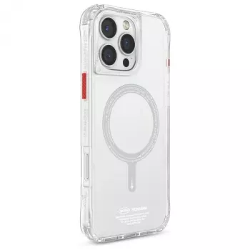 Coque Skinarma Saido charge magnétique pour iPhone 16 Pro Max 6,9 pouces transparente
