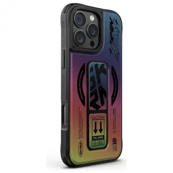 Coque Skinarma Kira Kobai charge magnétique avec support grip pour iPhone 16 Pro Max 6,9 pouces hologramme