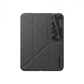 Coque Skinarma Spunk Pewter pour iPad Mini 7e gén. (A17 Pro) 2024 - verte