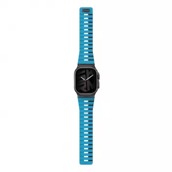 Bracelet SKINARMA Gemini pour Apple Watch 49/46/45/44 mm bleu