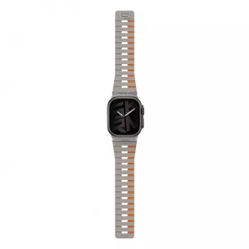 Bracelet Skinarma Gemini pour Apple Watch 49/46/45/44 mm gris