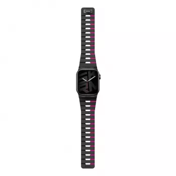 Bracelet Skinarma Gemini pour Apple Watch 42/41/40 mm Midnight