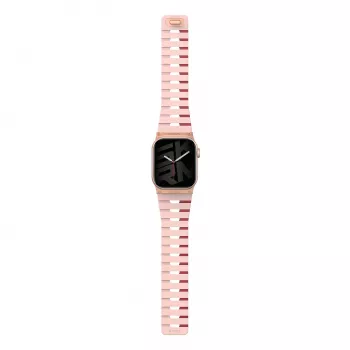 Bracelet Skinarma Gemini pour Apple Watch 42/41/40 mm rose