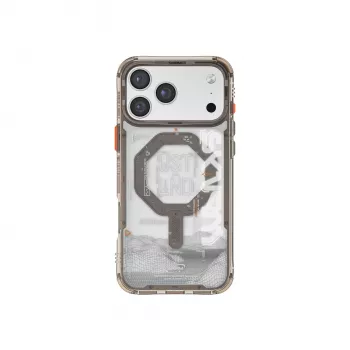 Coque SKINARMA Sonix avec anneau magnétique Mag-Charge pour Apple iPhone 17 Pro, Stone (SK-2025IPP6.3-SONIX-STN)