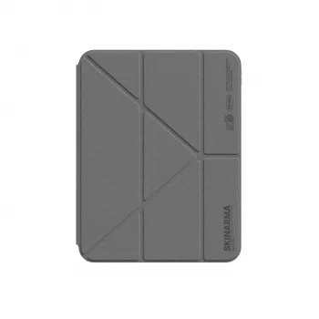Coque folio Skinarma Zeta pour iPad 11 (A16, 2025) / iPad 10,9 pouces (10e génération, 2022) - grise