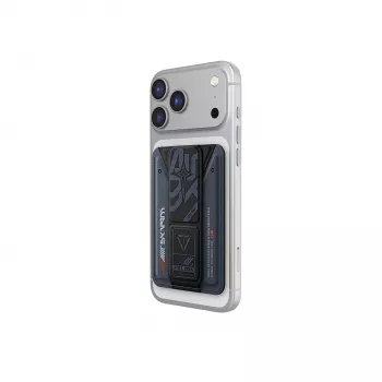 Skinarma Kado Aegis Porte-cartes magnétique avec support et grip Navy Blue