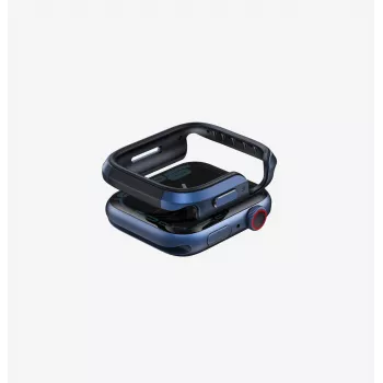 UNIQ Valencia coque pour Apple Watch Series 4/5/6/7/8/9/SE/SE2/SE3 40/41 mm, Cobalt Blue