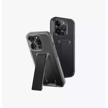 Coque UNIQ Heldro Mount with Stand pour iPhone 15 Pro Max 6,7 inch bleu profond outremer