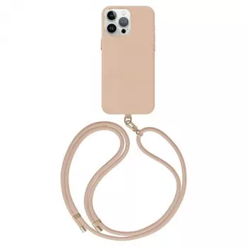 Coque UNIQ Coehl Muse à chargement magnétique pour Apple iPhone 15 Pro Max 6,7 pouces - Dusty Nude