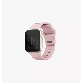 Bracelet UNIQ Stride pour Apple Watch 38/40/41 mm en caoutchouc FKM rose pâle