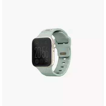 Bracelet UNIQ Stride en caoutchouc FKM pour Apple Watch Series 1/2/3/4/5/6/7/8/9/SE/SE2/SE3 38/40/41 mm vert iceplant