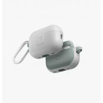 Coque UNIQ Clyde Lock pour AirPods Pro 2 (2022/2023) - blanc colombe / menthe douce