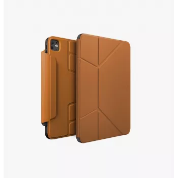 Coque UNIQ Ryze 360 pour iPad Pro 11 M4 2024 / M5 2025, brun caramel