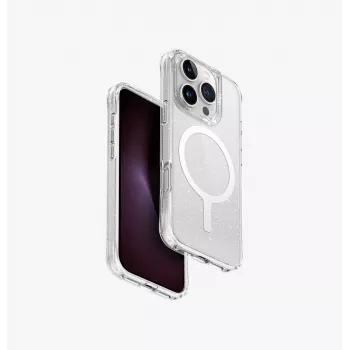 Coque UNIQ LifePro Xtreme Magclick Charging pour iPhone 16 Pro 6,3 pouces Transparent Tinsel Lucent