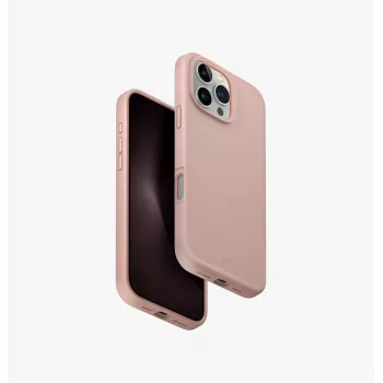Coque UNIQ Lino Hue pour iPhone 16 Pro Max 6,9 pouces MagClick Charging Blush Pink