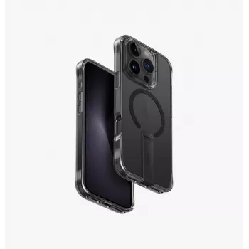 Coque UNIQ Eleva avec support Vertica pour iPhone 16 Pro 6,3 pouces, Carbon Black