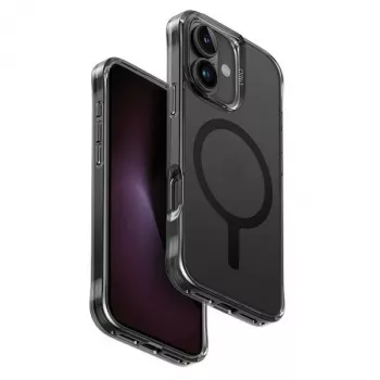 Coque UNIQ LifePro Xtreme charge MagClick pour iPhone 16 6,1 pouces noir/Frost Smoke