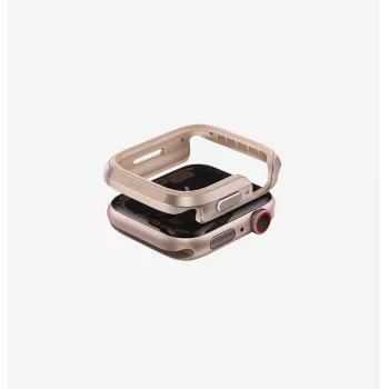 Coque de protection UNIQ Valencia pour Apple Watch 46 mm, or