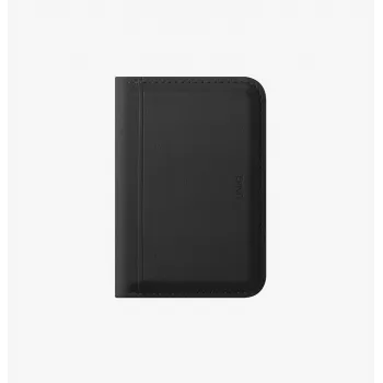 Portefeuille MagSafe UNIQ Lyden DS avec support de téléphone, blocage RFID, noir