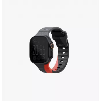 Bracelet en caoutchouc UNIQ Stride De pour Apple Watch 49/46/45/44 mm Charcoal