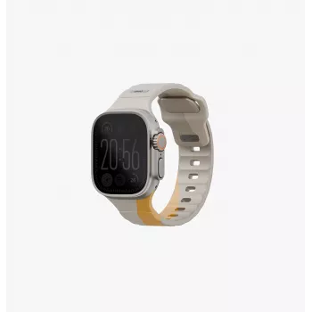 Bracelet de montre en caoutchouc UNIQ Stride De pour Apple Watch 49/46/45/44 mm beige